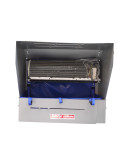 Kit nettoyage climatisation : Machine + bac de protection alu peint, télescopique, enveloppant