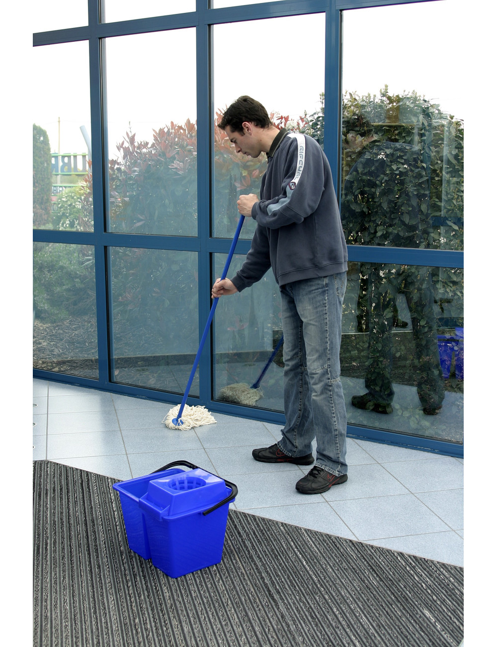 Ensemble système de lavage des sols durs - Matériel professionnel